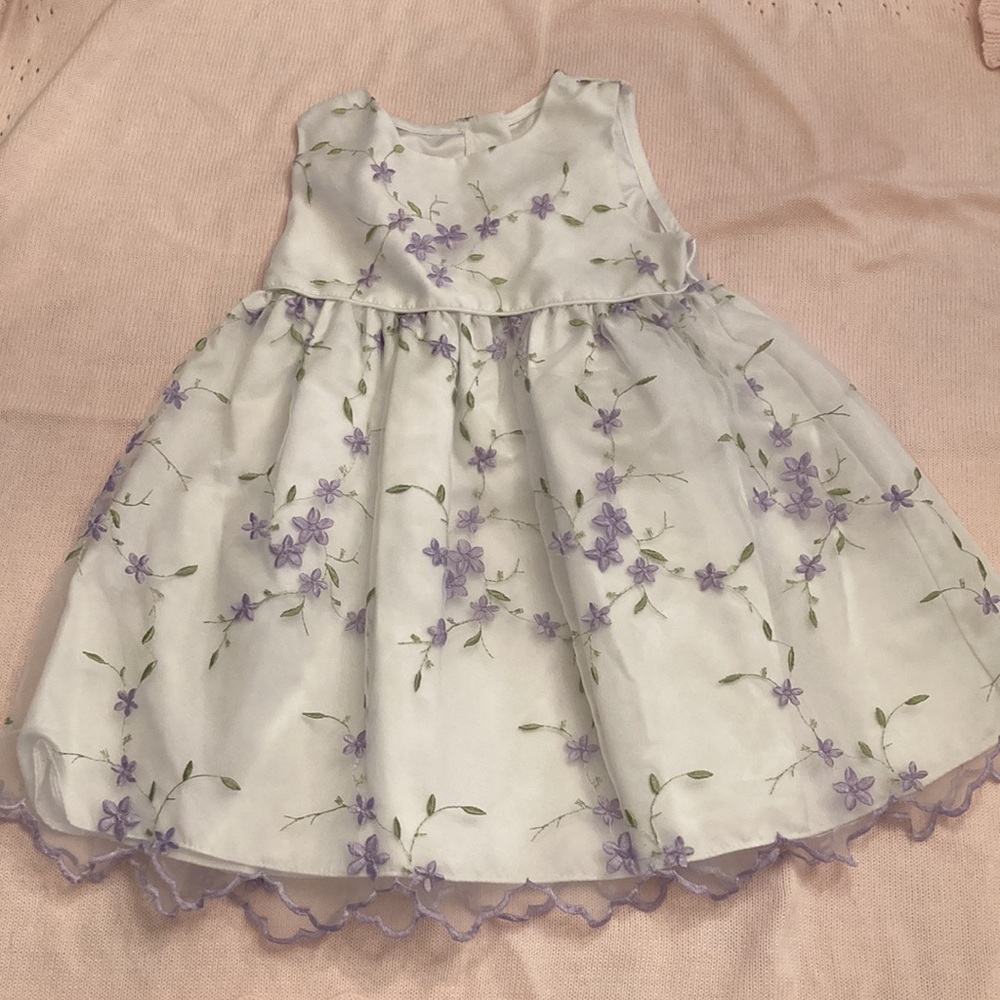 Little girls elevated dress